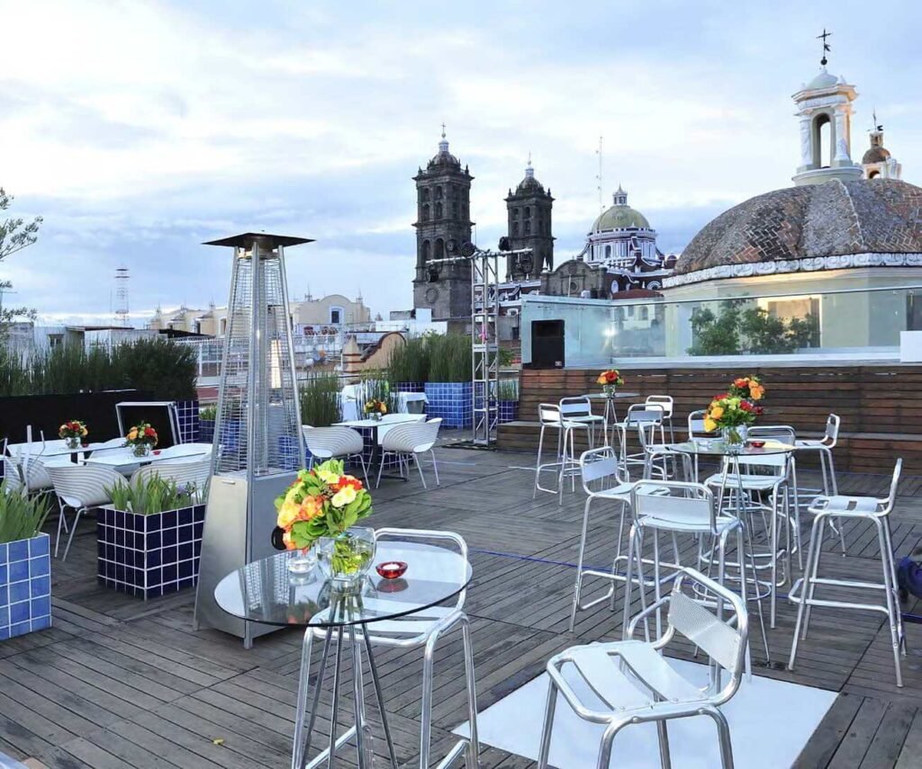 Terraza del Museo Amparo