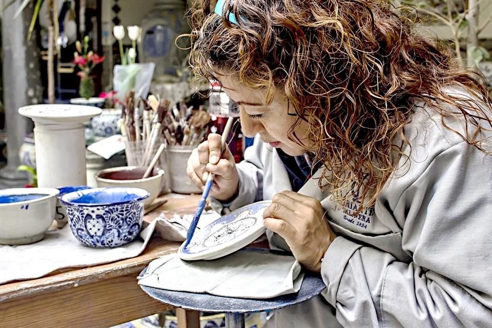 Proceso Artesanal de la producción de Talavera, en Talavera Uriarte