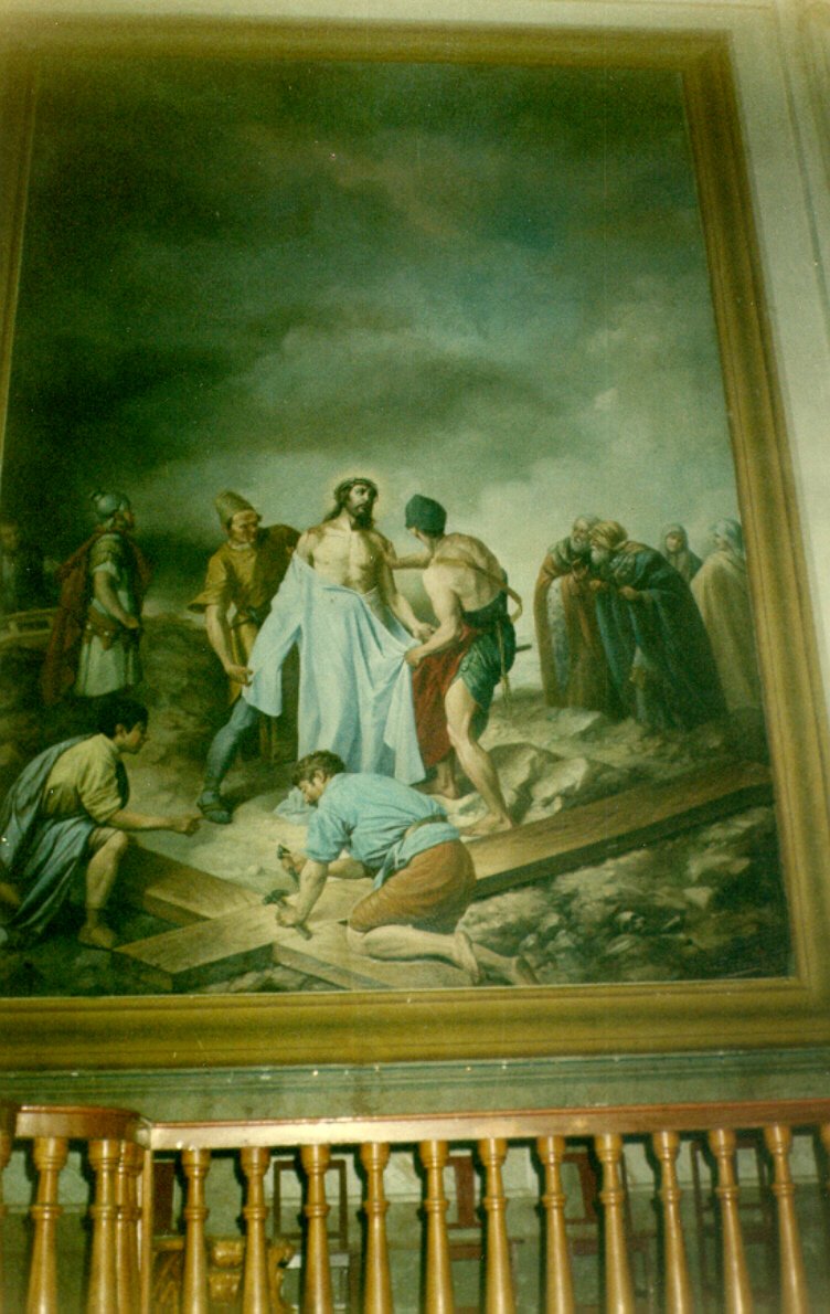 Pintura en el Interior de la Iglesia El Calvario, Aljojuca
