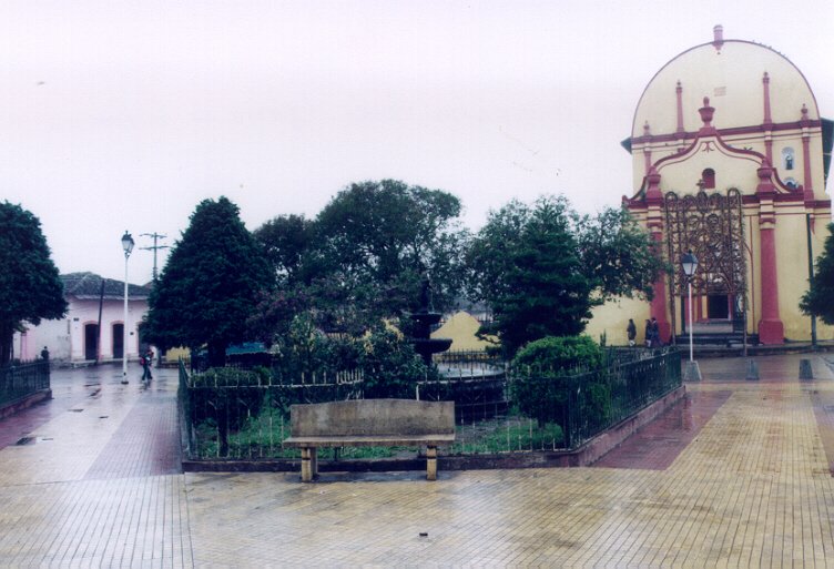 Fuente en el Parque Principal de Atempan
