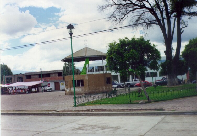 Vista Panoramica del Parque Central de Coronango, Pue.