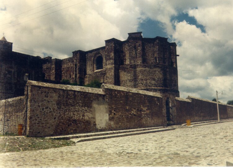Interior del Exconvento Franciscano de Cuautinchán