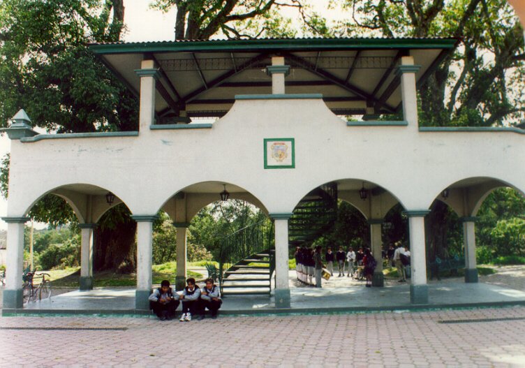 Kiosko en el Parque Principal de Chiautzingo