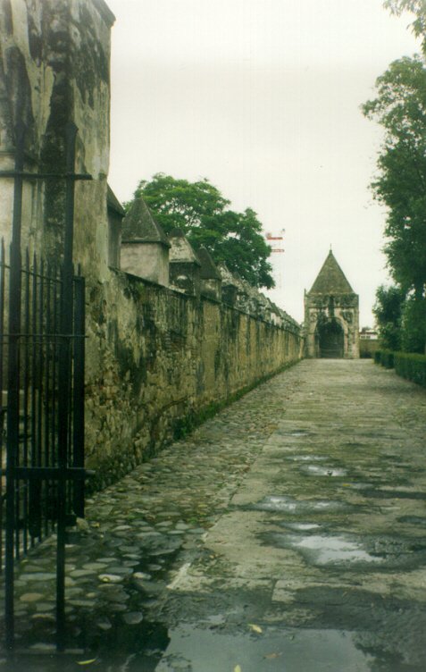 Aspecto de las Cuatro Capillas Posas en el Ex- Convento Franciscano