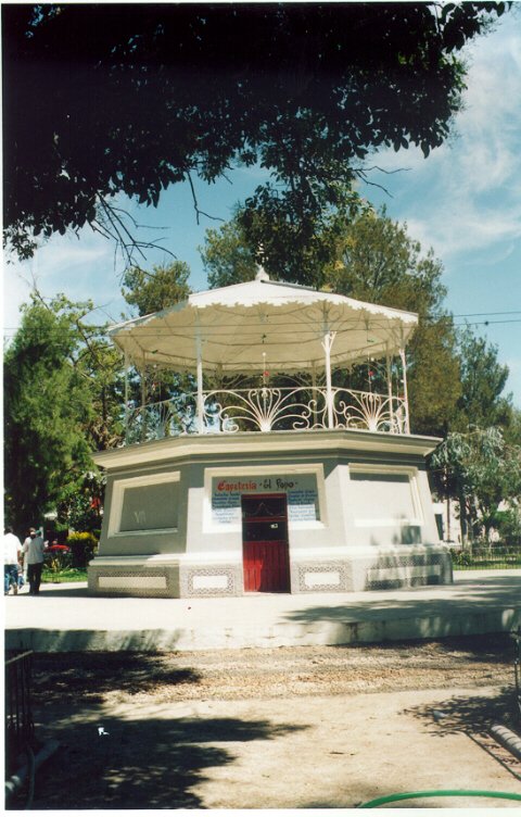 Kiosco del Parque de la Cab. Mpal. de Libres, Pue.