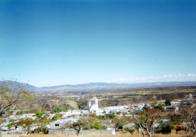 Panóramica del poblado Magdalena Tlatlauquitepec