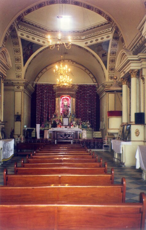 Altar mayor de la iglesia de Sta. Margarita Mártir, Mazapiltepec de Juárez, Pue.