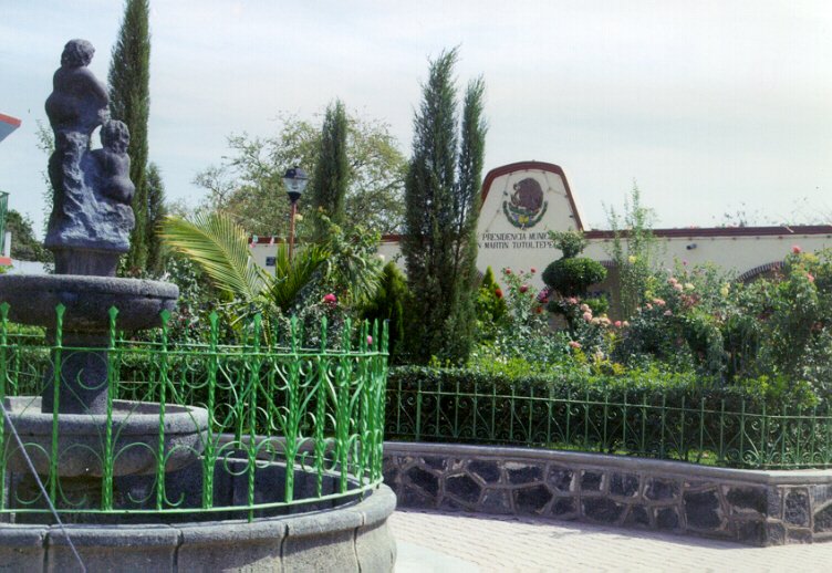 Palacio y Plaza Municipal de San Martín Totoltepec, Pue.