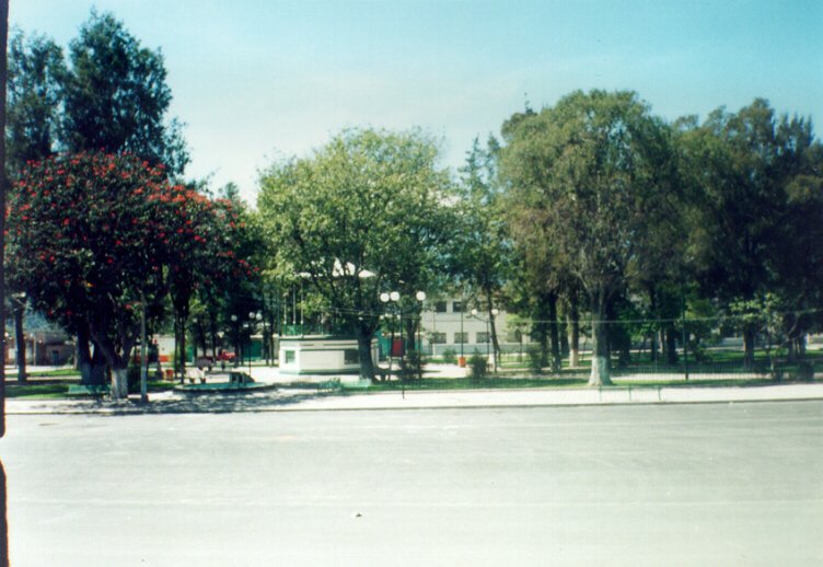 Parque y Kiosko en Tianguismanalco, Pue.