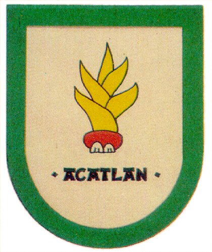 Glifo náhuatl de Acatlán, Puebla