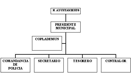 Organigrama del municipio de Atzala