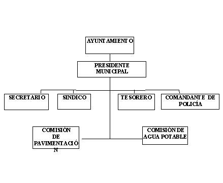 Organigrama del municipio de Atzitzihuacán