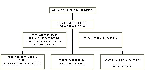 Organigrama del municipio de Atzitzintla