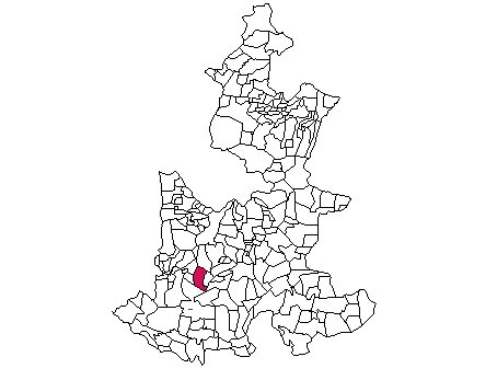 Mapa de localización de Ahuatlán
