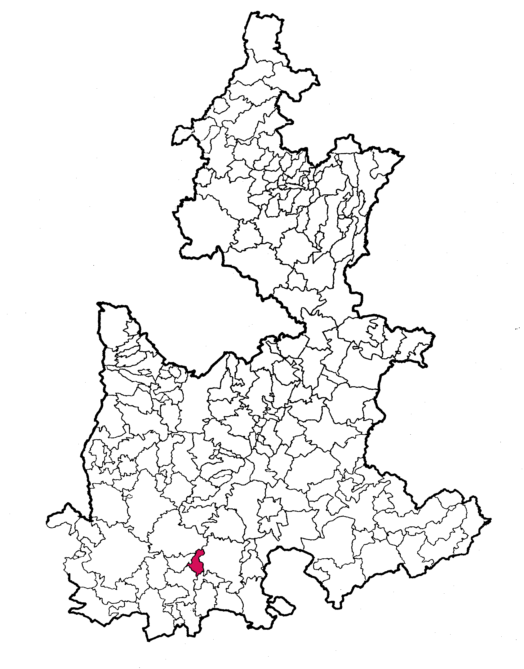 Mapa de localización de Ahuehuetitla