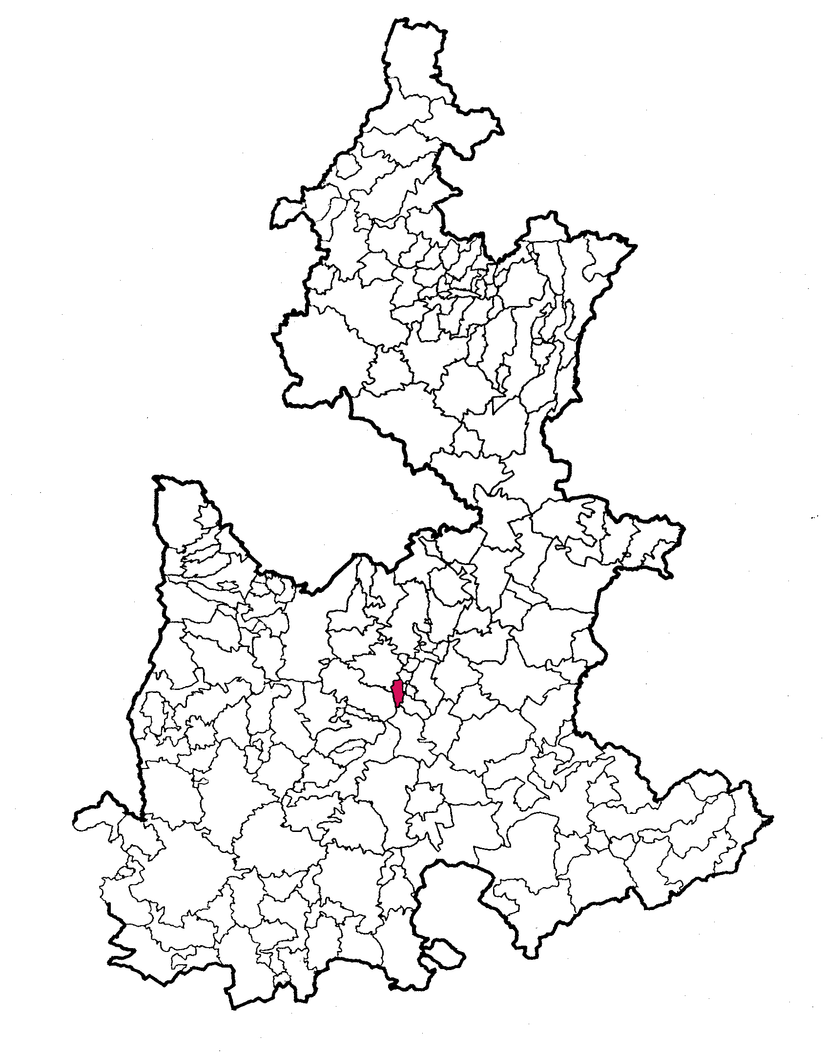 Mapa de ubicación de Atoyatempan