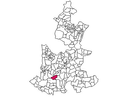 Mapa de ubicación de Cuayuca de Andrade